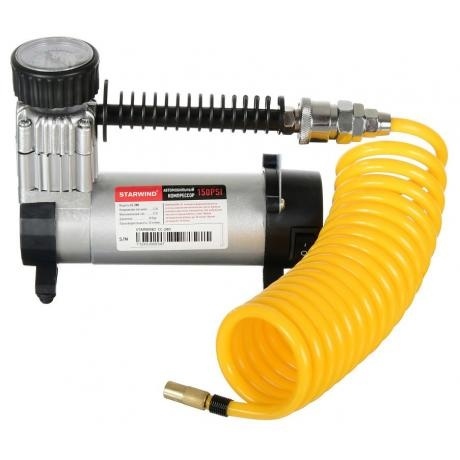 Компрессор автомобильный Starwind CC-280 35лмин шланг 3м 1859₽