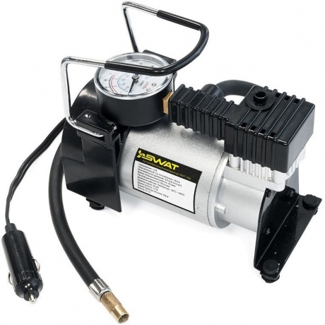 Компрессор автомобильный Swat SWT-106 60л/мин шланг 1м