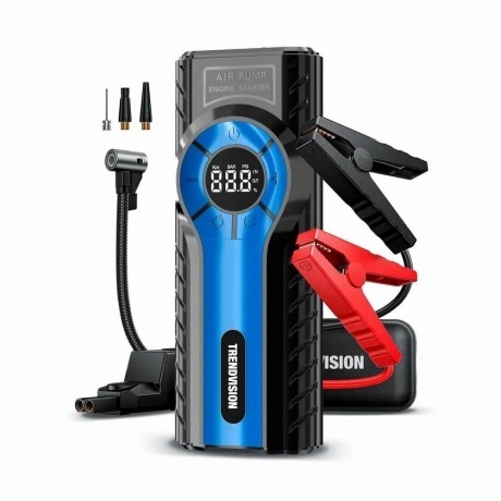 Устройство мультифункциональное TrendVision Start Compressor пуско-зарядное устройство беспроводной компрессор power bank фонарик 8640₽