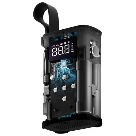 Автомобильный компрессор HOTO Electric Air Pump (чёрный, QWCQA00...