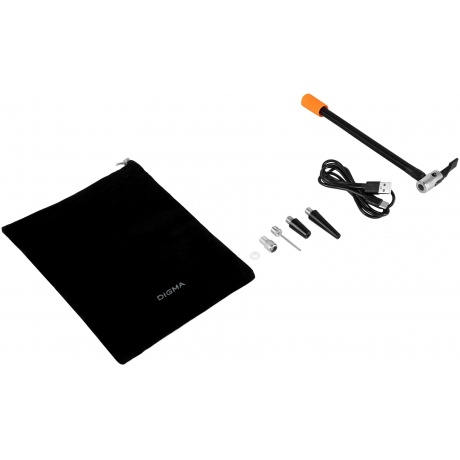 Автомобильный компрессор Digma QBK-120B шланг 0.2м - фото 13