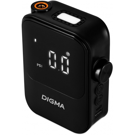 Автомобильный компрессор Digma QBK-120B шланг 0.2м - фото 8