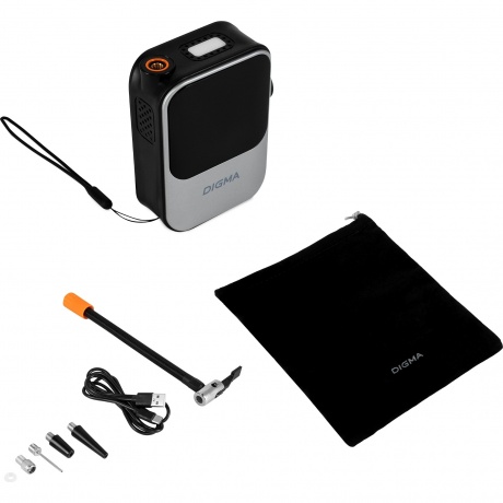 Автомобильный компрессор Digma QBK-120G шланг 0.2м - фото 15