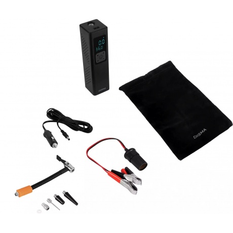 Автомобильный компрессор Digma QBK-275 шланг 0.16м - фото 11