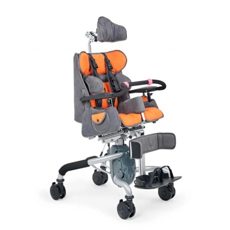 Кресло-коляска Armed для детей с ДЦП Fumagalli Mitico Simple Dentro размер M оранжевый - фото 5