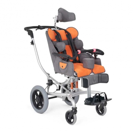 Кресло-коляска Armed для детей с ДЦП Fumagalli Mitico Simple Fuori размер P оранжевый - фото 1