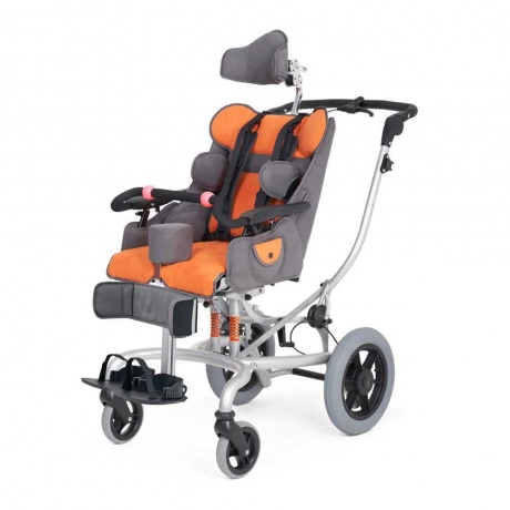 Кресло-коляска Armed для детей с ДЦП Fumagalli Mitico Simple Fuori размер P оранжевый - фото 3