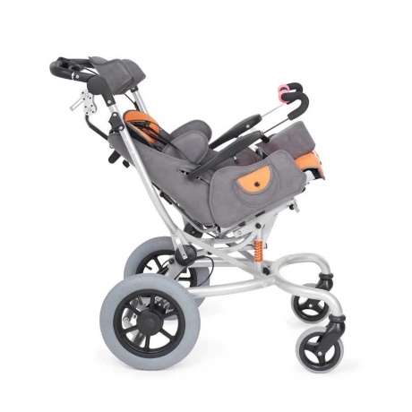 Кресло-коляска Armed для детей с ДЦП Fumagalli Mitico Simple Fuori размер P оранжевый - фото 4
