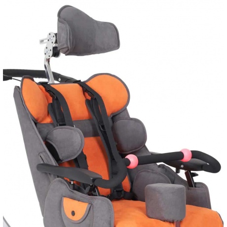 Кресло-коляска Armed для детей с ДЦП Fumagalli Mitico Simple Fuori размер P оранжевый - фото 8