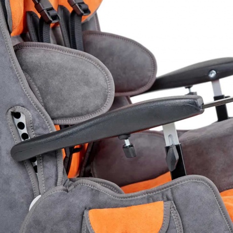 Кресло-коляска Armed для детей с ДЦП Fumagalli Mitico Simple Fuori размер P оранжевый - фото 9