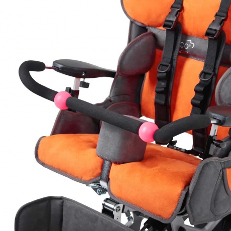 Кресло-коляска Armed для детей с ДЦП Fumagalli Mitico Simple Fuori размер P оранжевый - фото 10