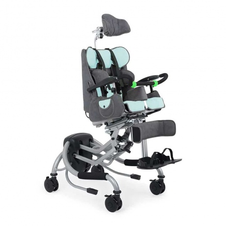 Кресло-коляска Armed для детей с ДЦП Fumagalli Mitico Simple High-low размер M голубой - фото 1