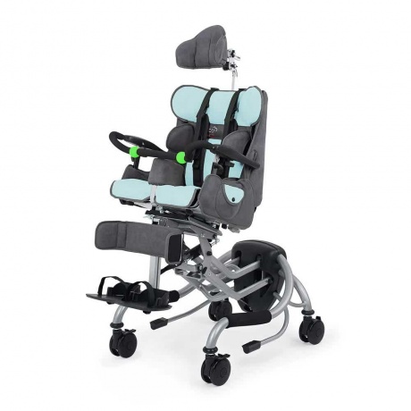 Кресло-коляска Armed для детей с ДЦП Fumagalli Mitico Simple High-low размер M голубой - фото 3