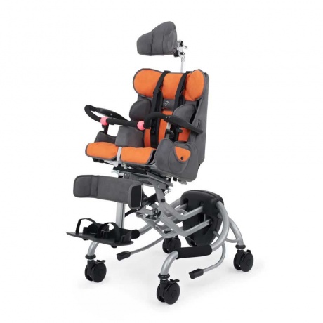 Кресло-коляска Armed для детей с ДЦП Fumagalli Mitico Simple High-low размер M оранжевый - фото 3