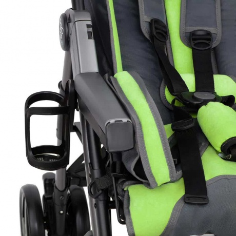Коляска-трость инвалидная для детей с ДЦП Armed Fumagalli Pliko цвет зеленый - фото 9
