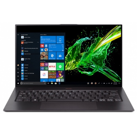 Ноутбук Acer Swift 7 SF714-52T-78V2 Core i7 8500Y black (NX.H98ER.005) - фото 1