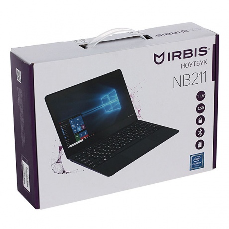 Ноутбук Irbis NB211 deep purple - фото 6