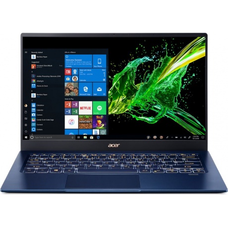 Ноутбук Acer Swift 14&quot; IPS FHD 5 SF514-54T-740Y blue (NX.HHUER.003) - фото 1