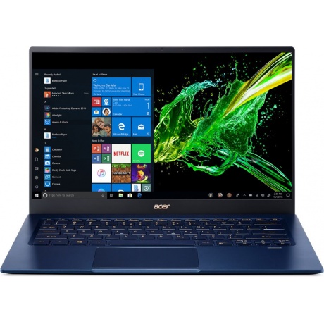 Ноутбук Acer Swift 14&quot; IPS FHD 5 SF514-54T-740Y blue (NX.HHUER.003) - фото 6