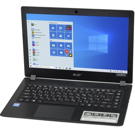 Ноутбук Acer Aspire A114-32-C68H Black (NX.GVZER.001) - фото 1