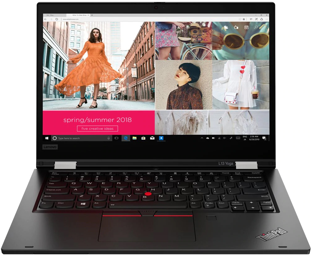 Ноутбук Lenovo ThinkPad L13 Yoga (20R5000ERT), размер 13.3, цвет черный - фото 1