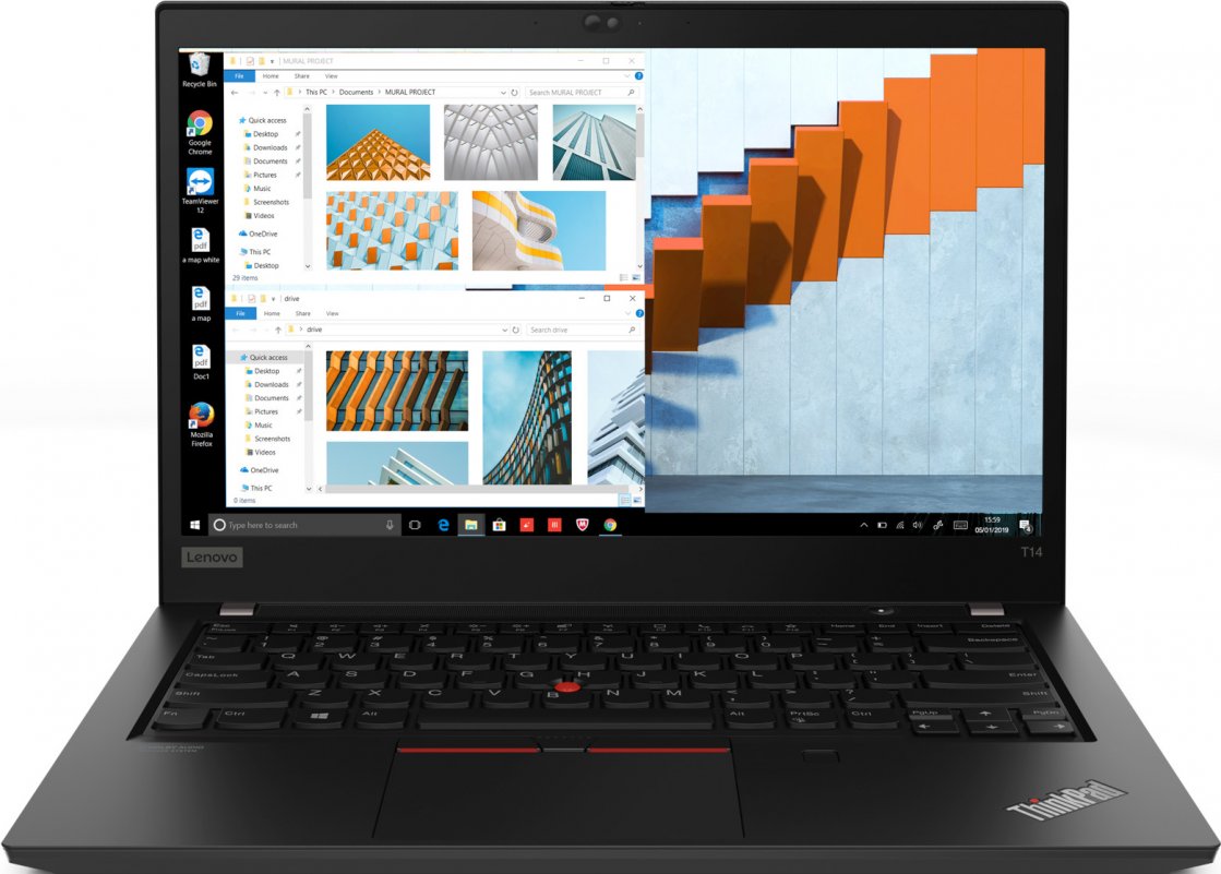 

Ноутбук Lenovo ThinkPad T14 G1 (20S00057RT), Черный