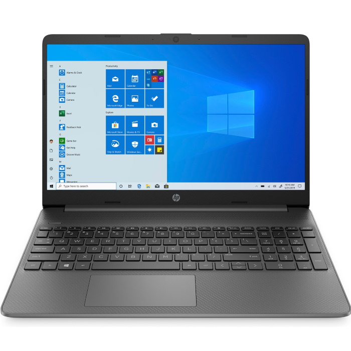 Ноутбук HP 15s-eq1129ur (22V36EA), размер 15.6, цвет серый - фото 1