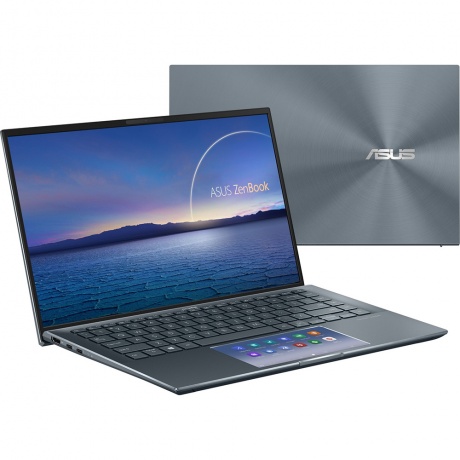 Ноутбук ASUS Zenbook 14 UX435EG-A5081T Intel Core i7-1165G7 14,0 FHD  IPS Windows 10 Home,Pine grey (90NB0SI1-M03960) - фото 1