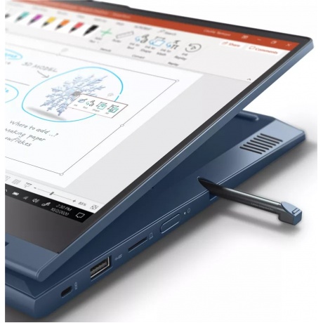 Ноутбук Lenovo ThinkBook 14s Yoga Blue (20WE0023RU) - фото 6