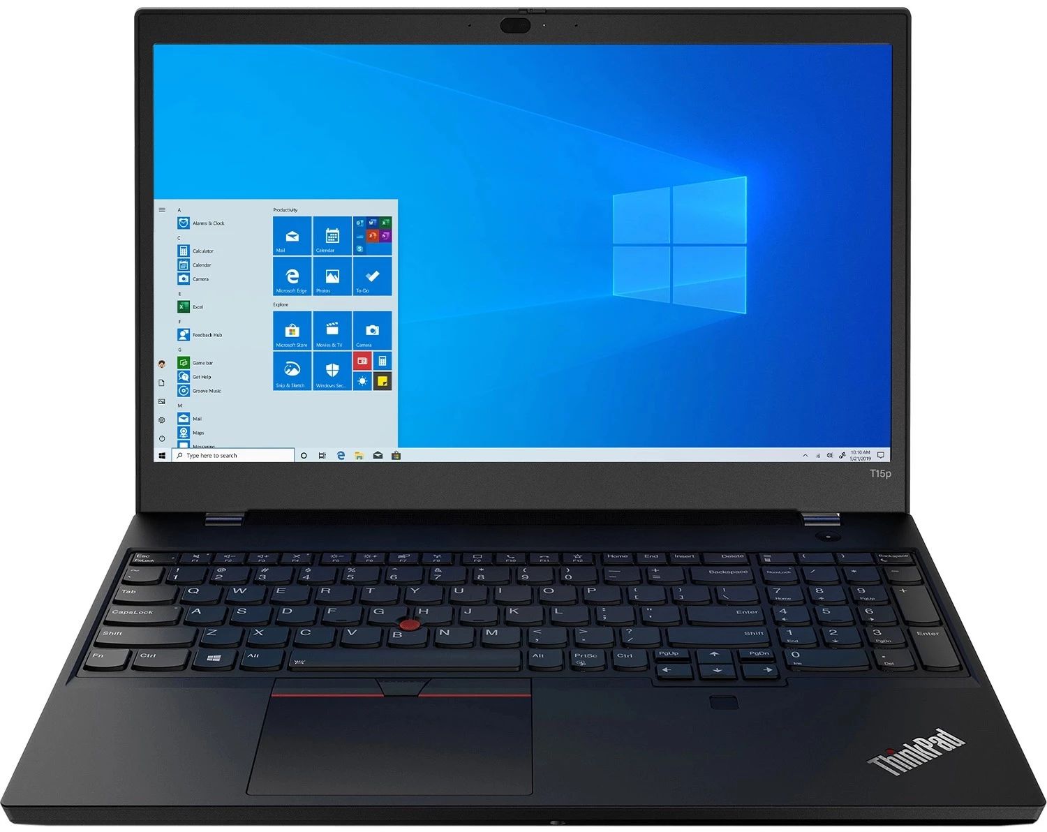 

Ноутбук Lenovo ThinkPad T15p G1 920TN001YRT), Чёрный