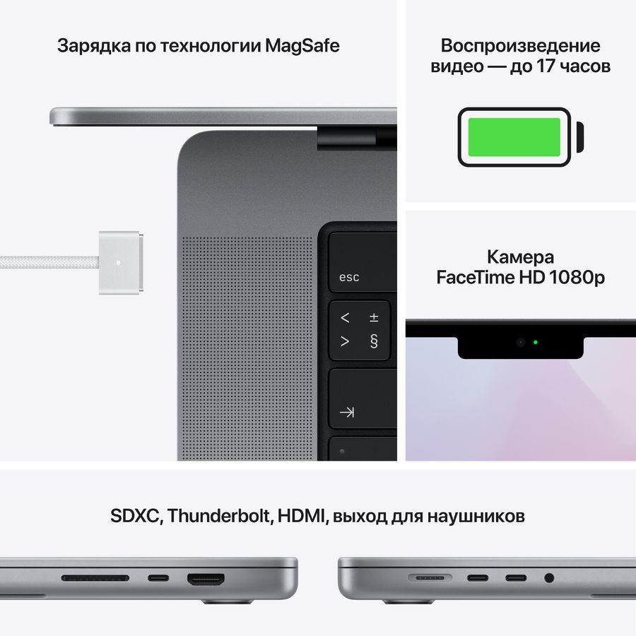 Ноутбук Apple MacBook Pro A2442 (Z15G000PM) – купить в Санкт-Петербурге |  интернет-магазин KotoFoto.ru