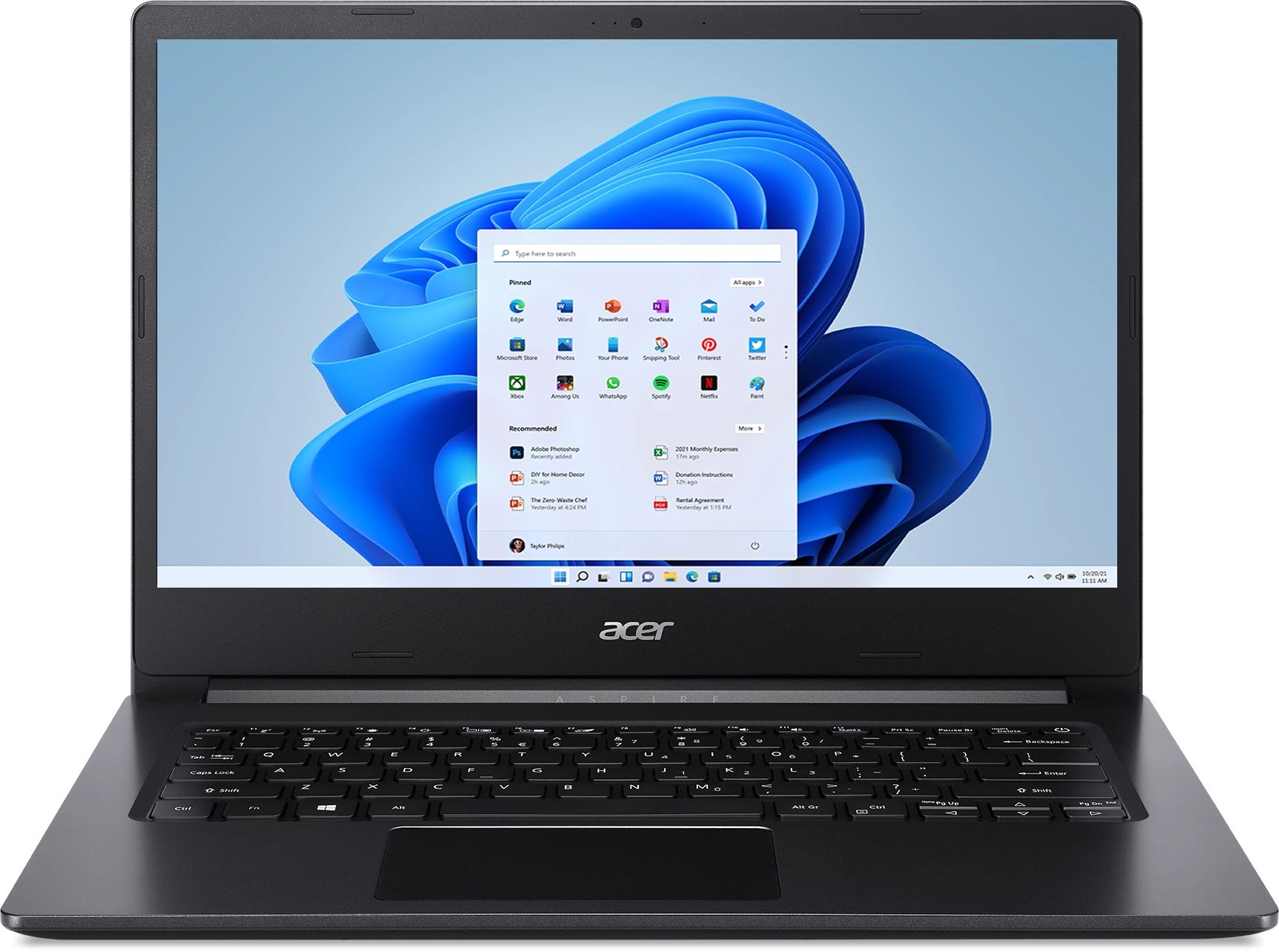 Ноутбук Acer Aspire A115-22-R2DZ (NX.A7NER.00F) - фото 1