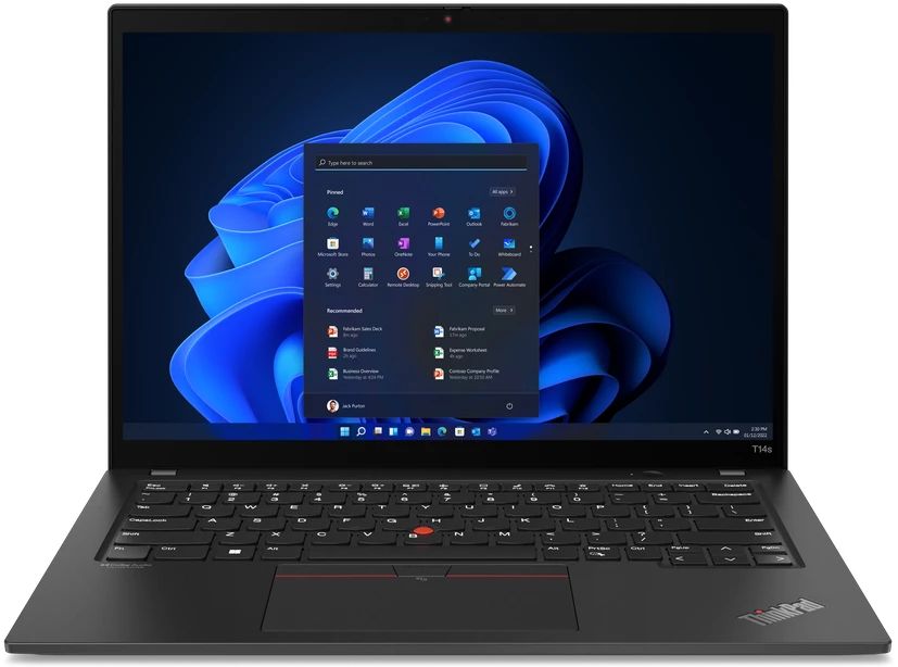 

Ноутбук Lenovo ThinkPad T14s Gen (21BR001RRT), Черный