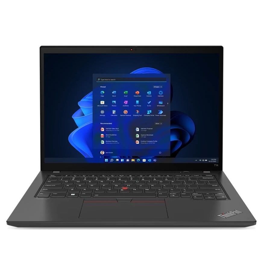 Ноутбук Lenovo ThinkPad T14 Gen 3 Черный (21AH00BRUS)