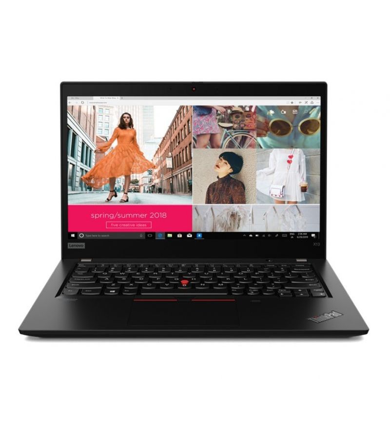 Ноутбук Lenovo ThinkPad X13 G1 black (20T3A0CSCD) ноутбук lenovo v14 igl 1920x1080 intel celeron n4120 1 1 ггц ram 4gb ssd 256gb intel uhd graphics 600 без ос 82c20018ru серый 4 гб 256 гб