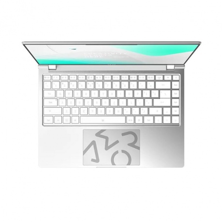 Ноутбук Gigabyte AERO 14 OLED silver (BMF-72KZBB4SD) - фото 2
