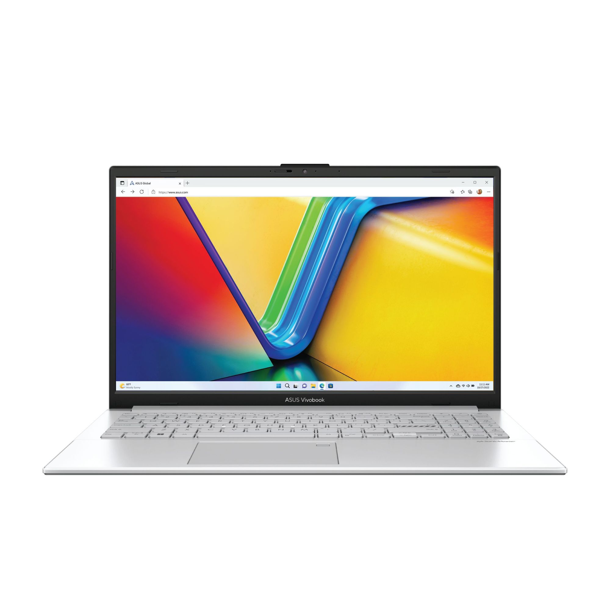 Ноутбук ASUS E1504GA-BQ149 15.6 FHD IPS 250N/N200/8GB/256GB UFS/UMA/DOS/Cool Silver* ноутбук asus vivobook pro 15 m6500qc hn087 90nb0yn1 m007e0