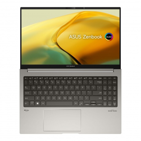Ноутбук ASUS UM3504DA-MA197 15.6&quot; 2.8K OLED 600N 120Hz/R5-7535U/16GB/512GB SSD/UMA/DOS/Basalt Grey* - фото 11