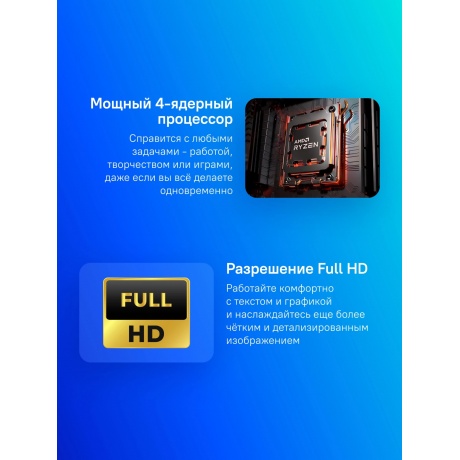 Ноутбук LENOVO 3 R-3 7320U 8Gb SSD 256Gb AMD Radeon 610M 15,6 FHD IPS Cam No OS grey (82XQ00B5PS) - фото 11