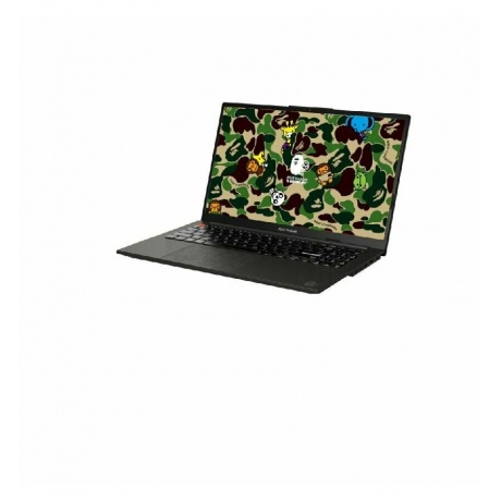 Ноутбук Asus K5504VA-MA344W BAPE Edition 15.6&quot; Midnight Black +мышь +сумка +фигурка (90NB0ZK5-M00L20) - фото 2