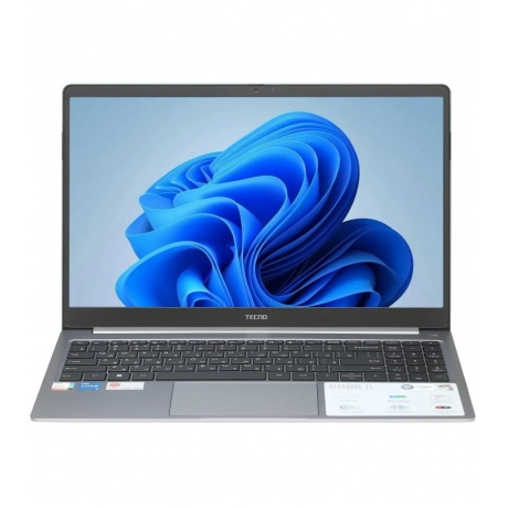 Ноутбук Tecno MegaBook-T1 R7 15&quot; 16G/1T (DOS) Grey (T1R7D15.1.GR) - фото 1