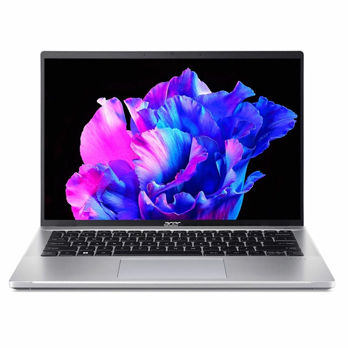 Ноутбук Acer Swift Go 14SFG14-71 Silver (NX.KLQCD.005) lenovo yoga air14c 2022 ноутбук 12th intel core i7 1280p windows 11 16gb ram 1 тб ssd 2 8 k 90hz oled сенсорный экран 2 в 1 ноутбук