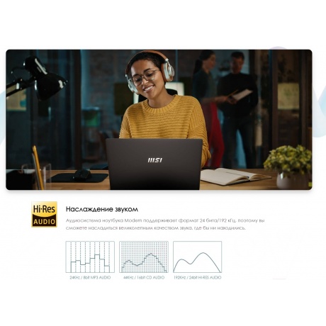 Ноутбук MSI Modern 15 MS-15HK (B7M-264XBY) - фото 8