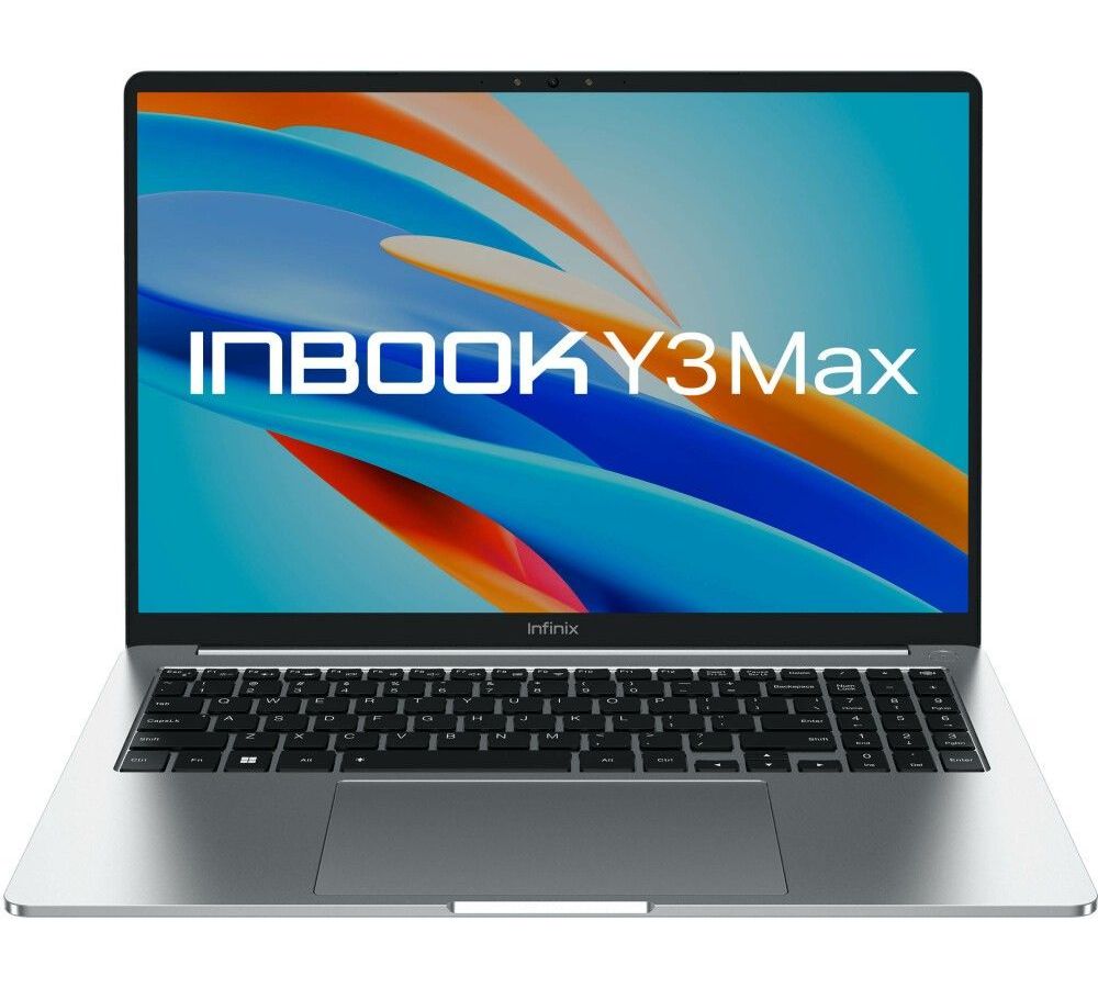 Ноутбук Infinix Inbook Y3 MAX (YL613) silver 16 (71008301584) ноутбук infinix inbook y3 max yl613 16 core i5 1235u 8gb 512gb win11home silver 71008301534