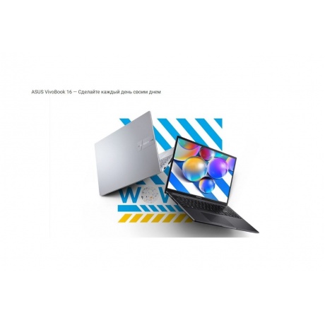 Ноутбук Asus M1605YA-MB521W silver 16&quot; (90NB10R1-M00U40) - фото 8