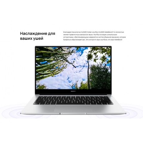 Ноутбук Huawei MateBook D14 MDF-X gray 14&quot; (53013XFP) - фото 37