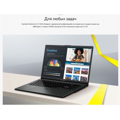 Ноутбук Asus Vivobook Go 15 E1504FA-BQ1089 (90NB0ZR2-M01XJ0) - фото 15