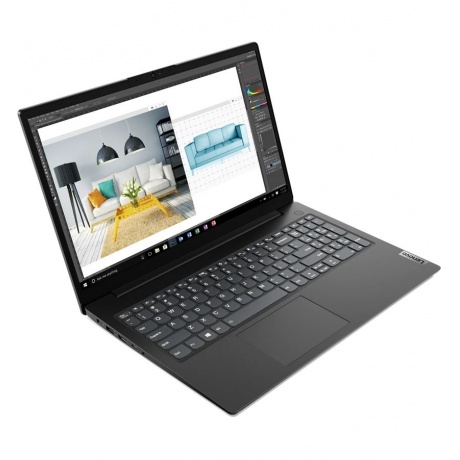 Ноутбук Lenovo V15 G2 IJL 15.6&quot; black (82QYA00HIN) - фото 2