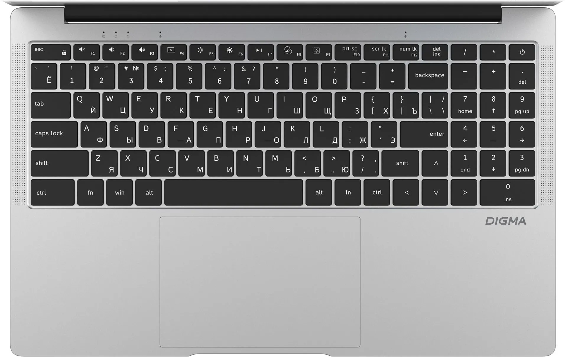 Ноутбук Digma EVE P5851 15.6"l silver (DN15N5-8CXW05) - фото 22