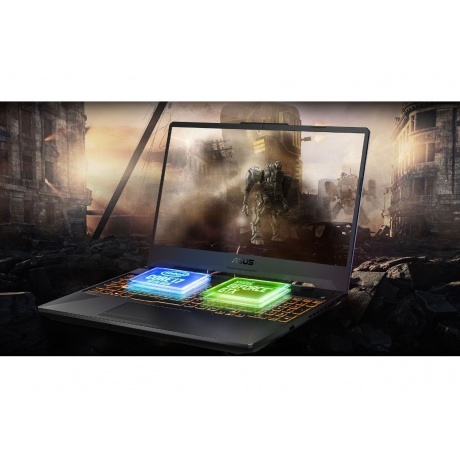 Ноутбук Asus TUF Gaming F15 FX507ZC4-HN143 15.6&quot; grey (90NR0GW1-M00B40) - фото 14